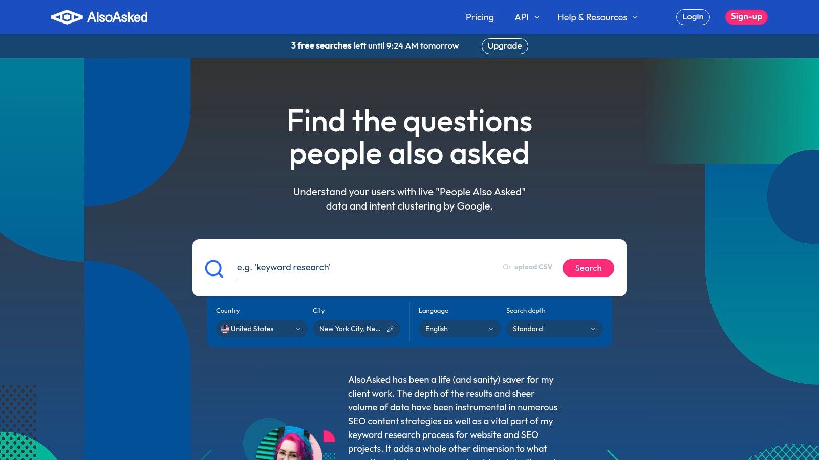 video topic generator search tool