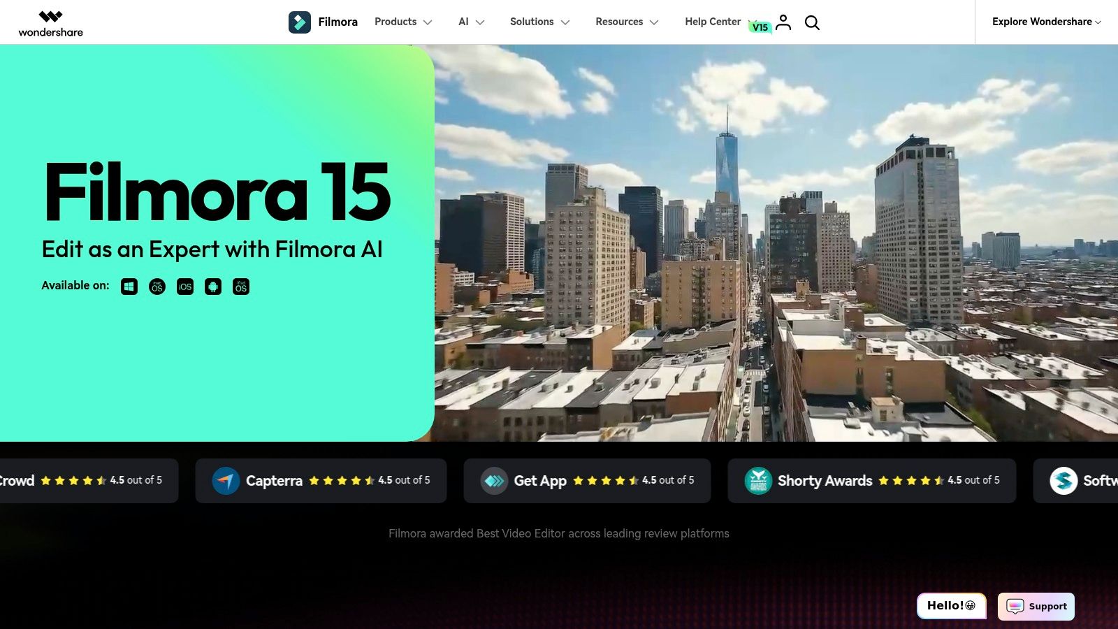 what do youtubers use to edit videos filmora banner