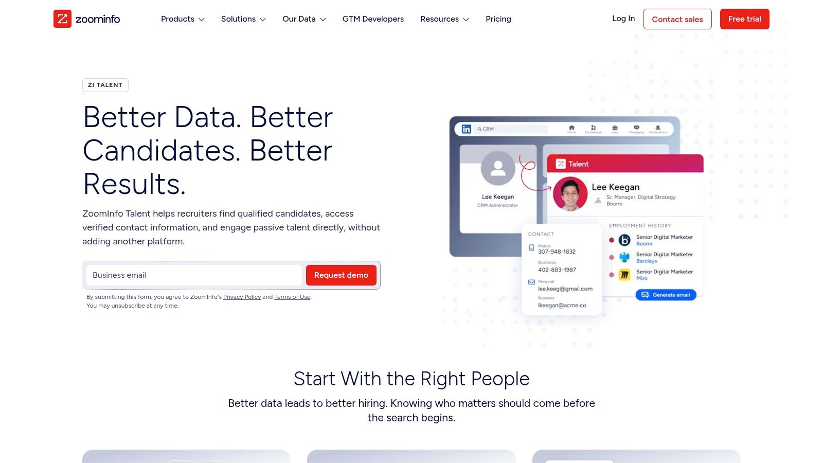 ZoomInfo Talent