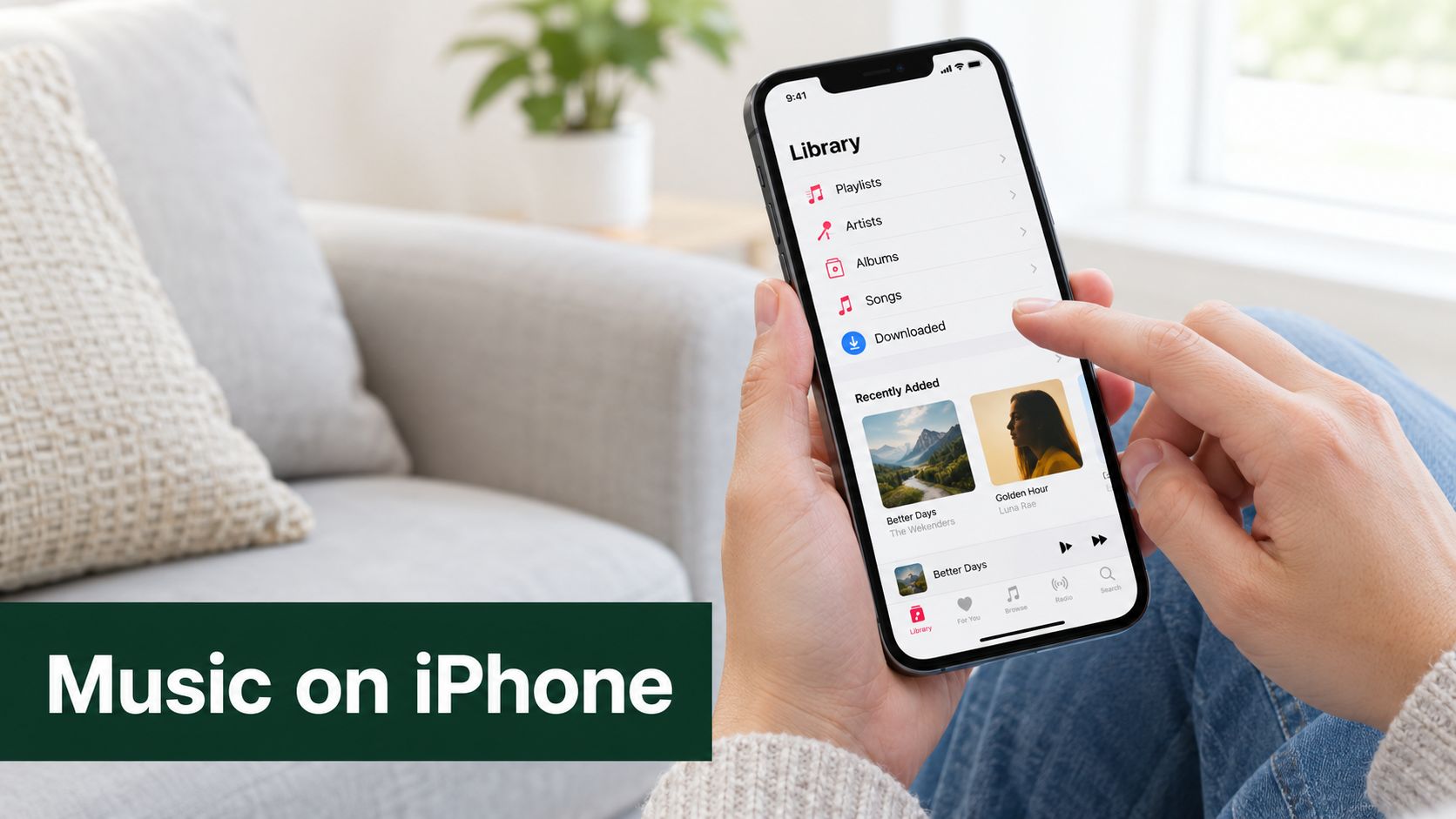 Screenshot from https://example.com/screens/ios-music-library-downloads.png