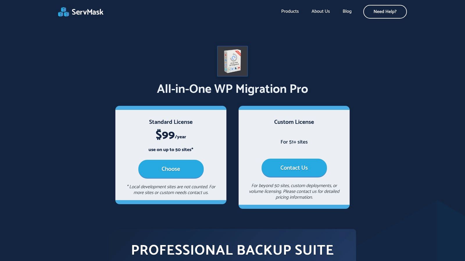 All‑in‑One WP Migration (ServMask)