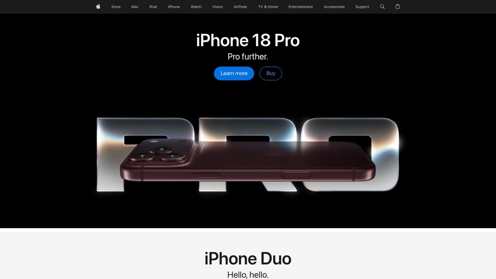 Screenshot from https://www.apple.com