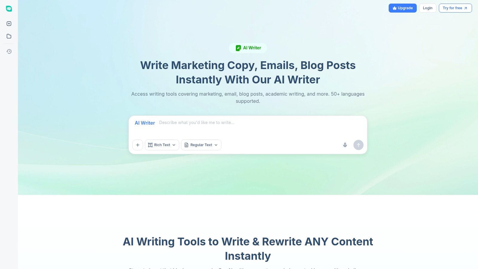 HIX.AI – YouTube Script Generator