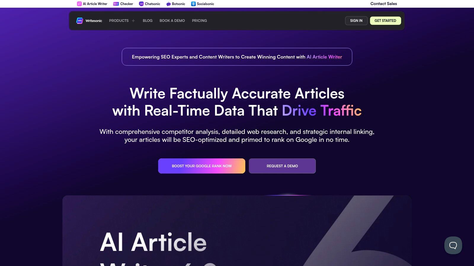Writesonic – YouTube Outline Generator