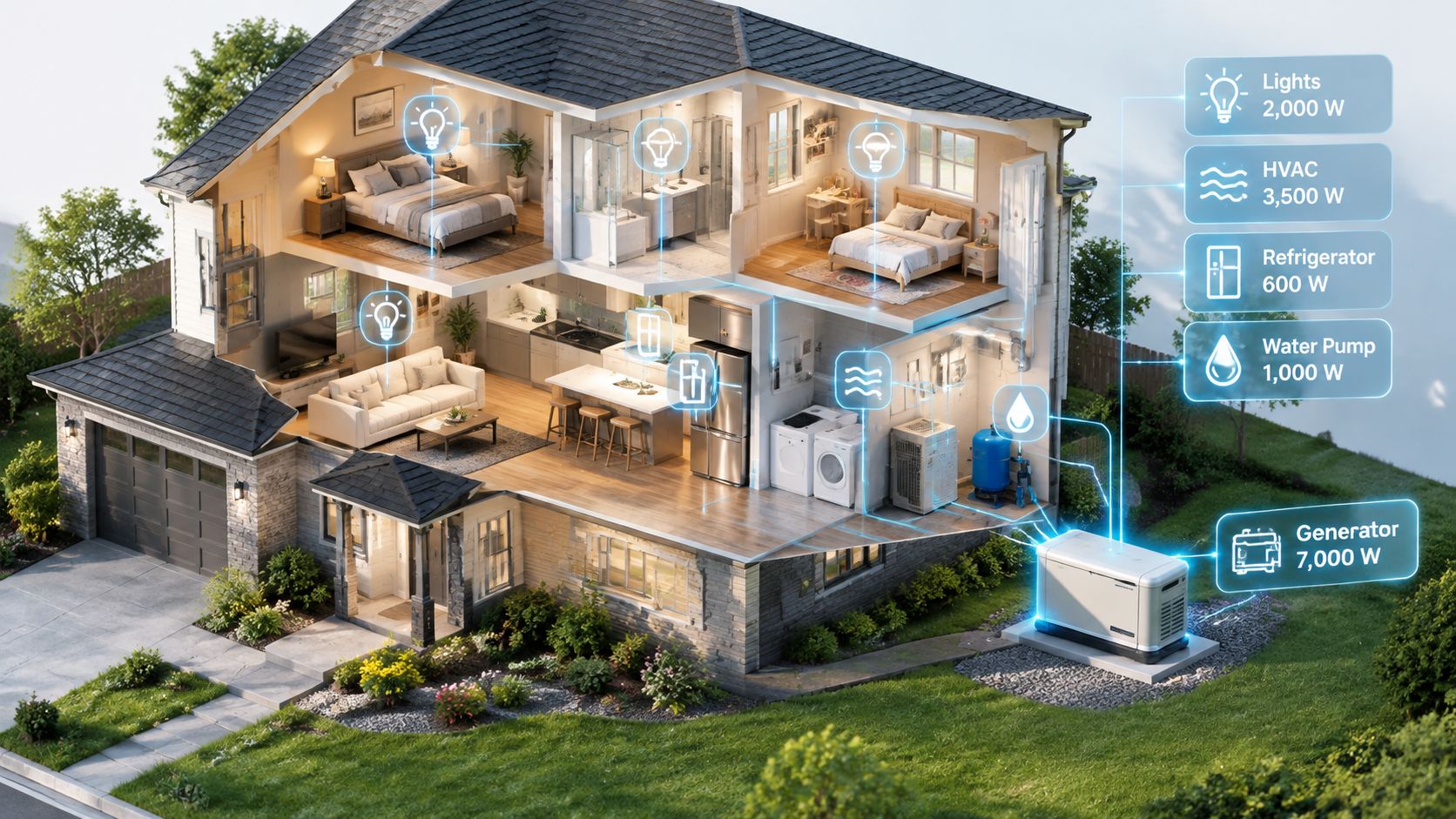 Whole House Generator Sizing Calculator Guide