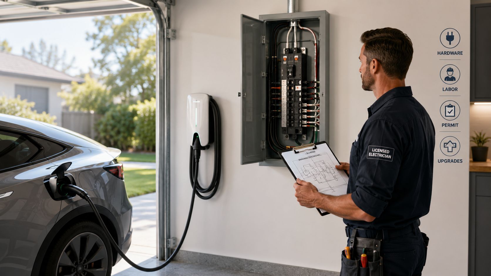 How Much to Install EV Charger at Home Costs Explained
