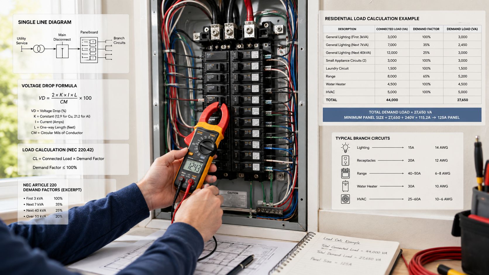 Electrical Load Assessment Calculations Explained