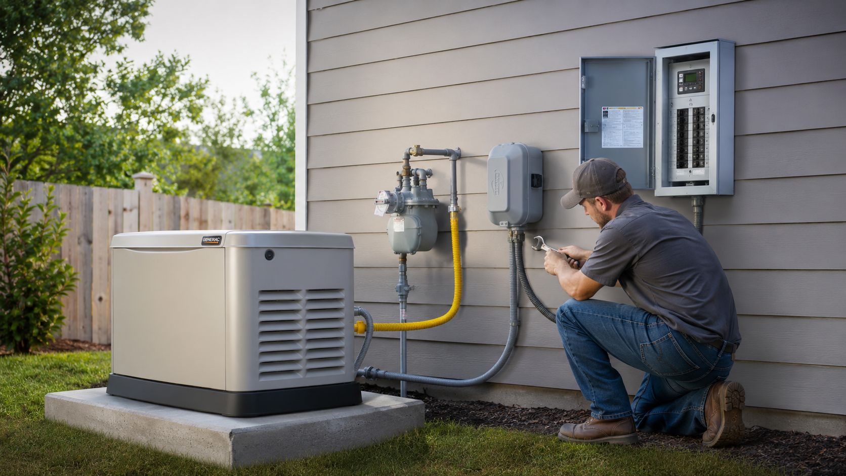 How to Hook Up Whole House Generator