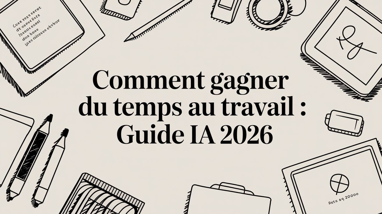 Comment gagner du temps au travail : Guide IA 2026, Zapify