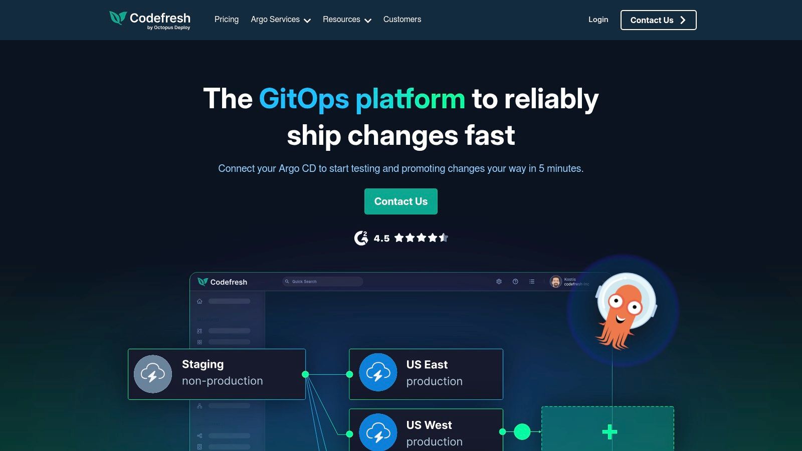 Codefresh (Argo-powered GitOps CD with CI)