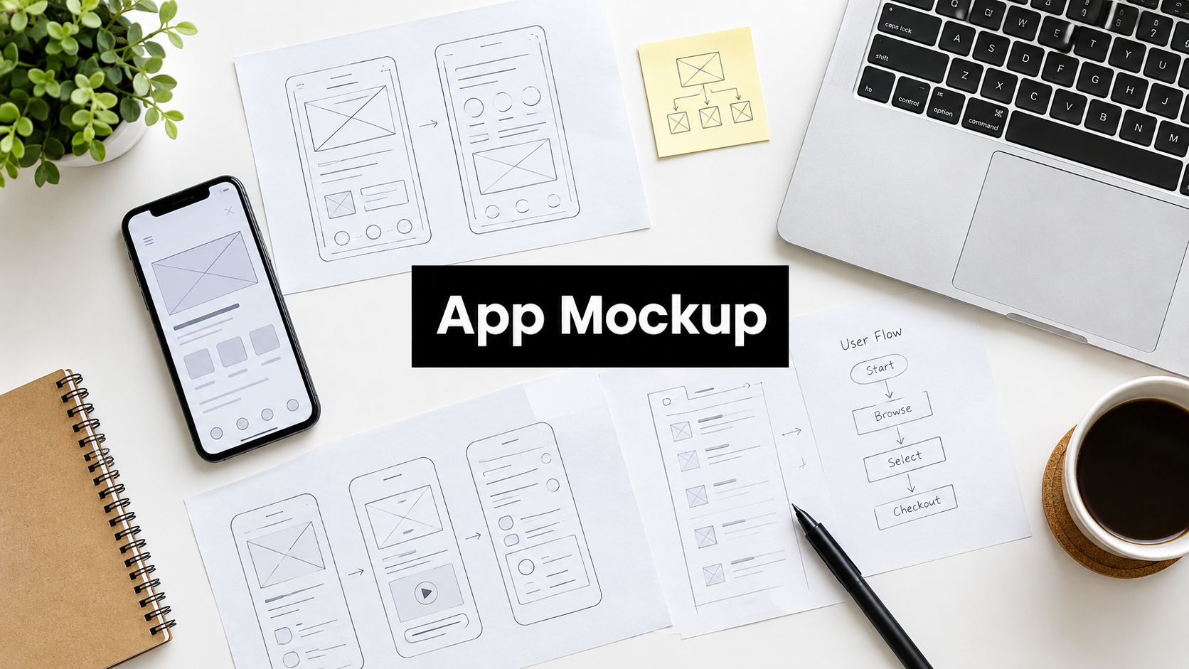 Mobile App Development Mockup Guide from Wireframe to Hi-Fi