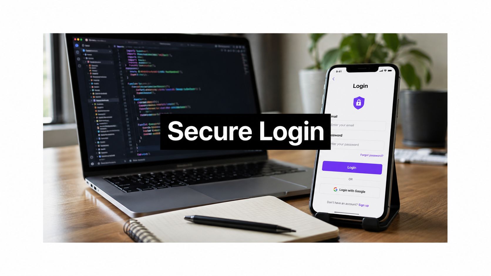 Secure React Native Login Screen Example