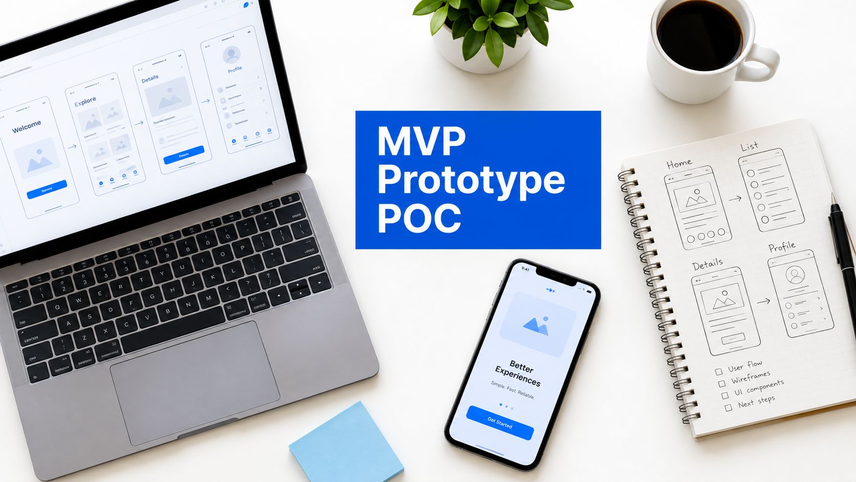 MVP vs Prototype vs POC Explained for Product Teams