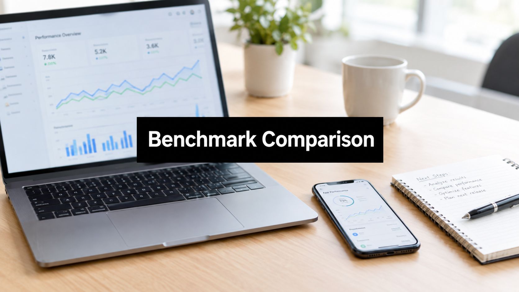 Benchmark Comparison for Mobile App Workflows
