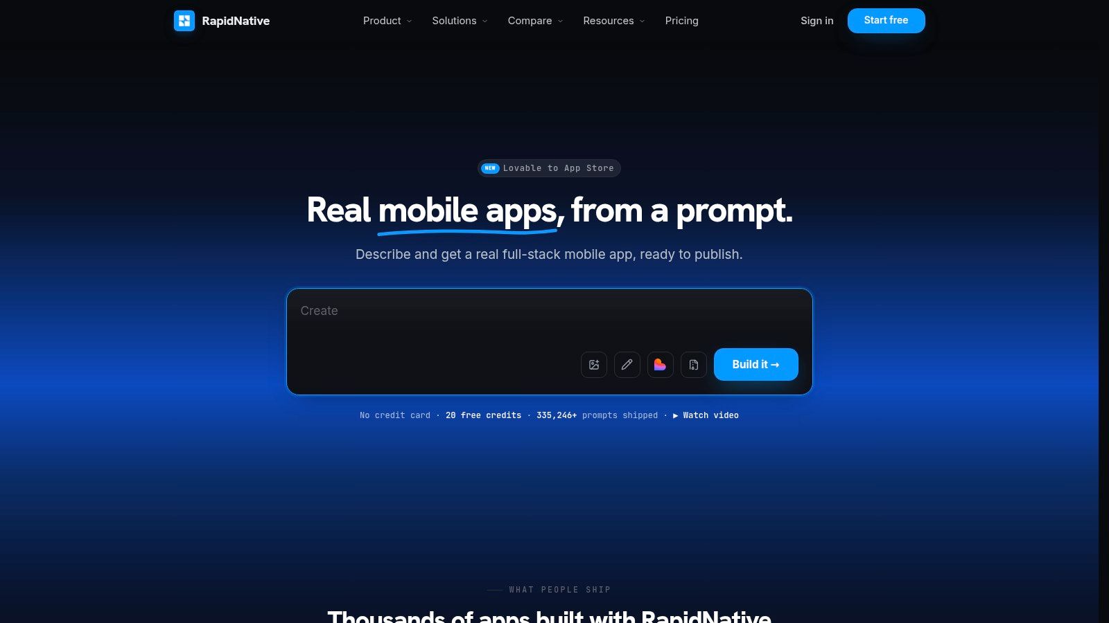 Screenshot from https://www.rapidnative.com