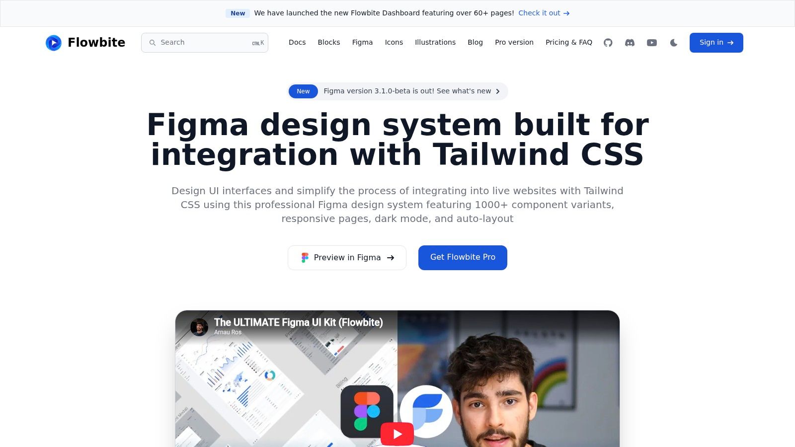 Flowbite Figma Design System