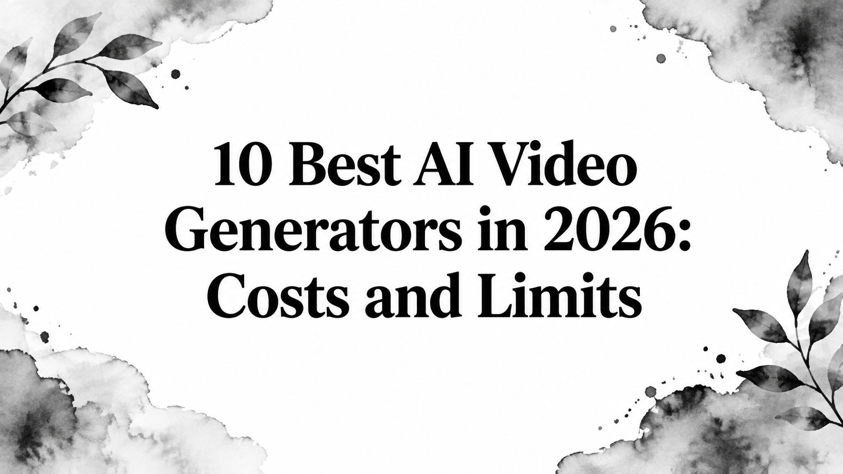 Best AI video generators
