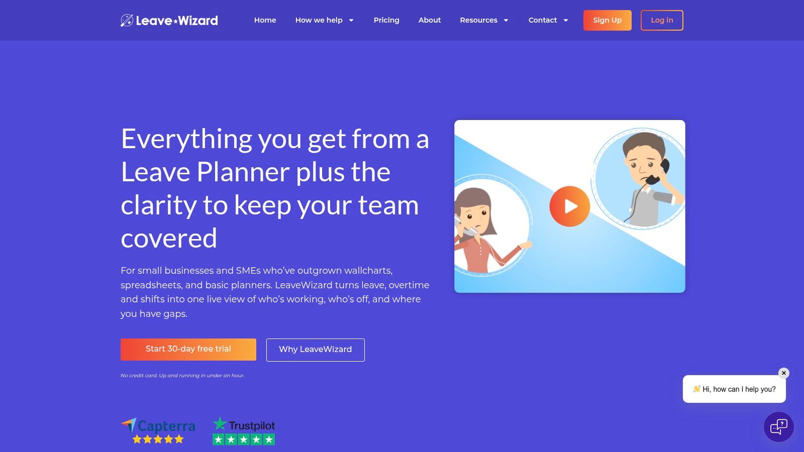 Screenshot from https://www.leavewizard.com