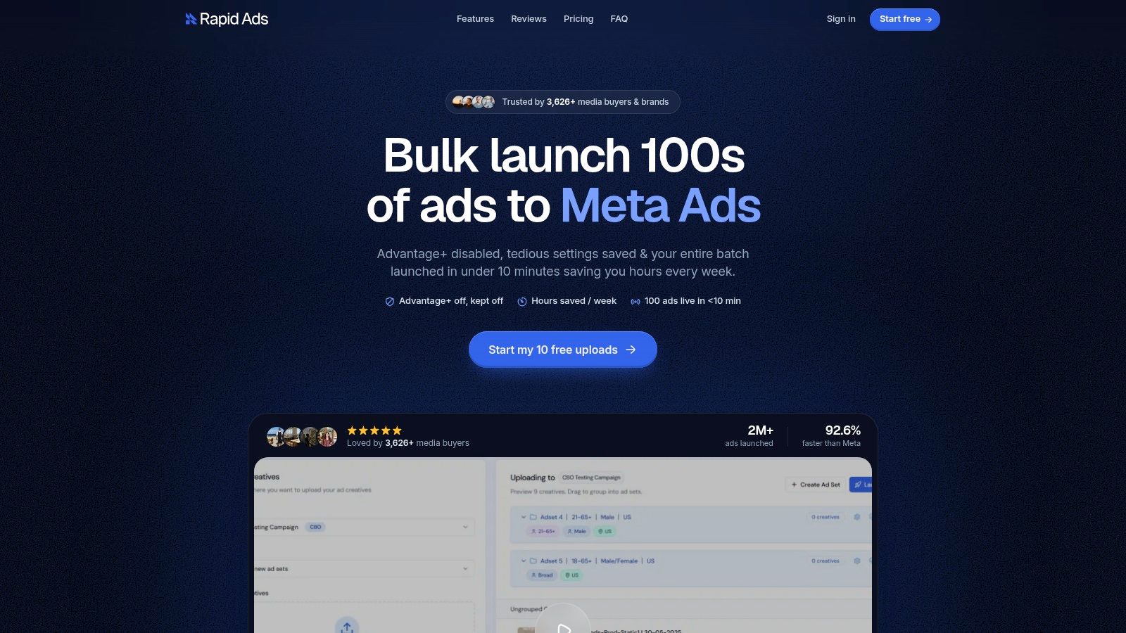 Screenshot from https://rapid-ads.com