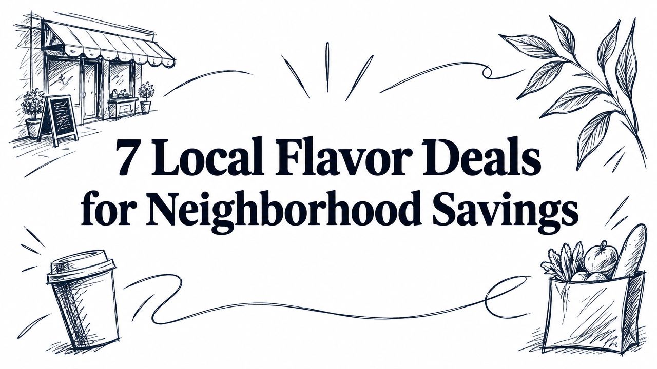7 Local Flavor Deals for Neighborhood Savings