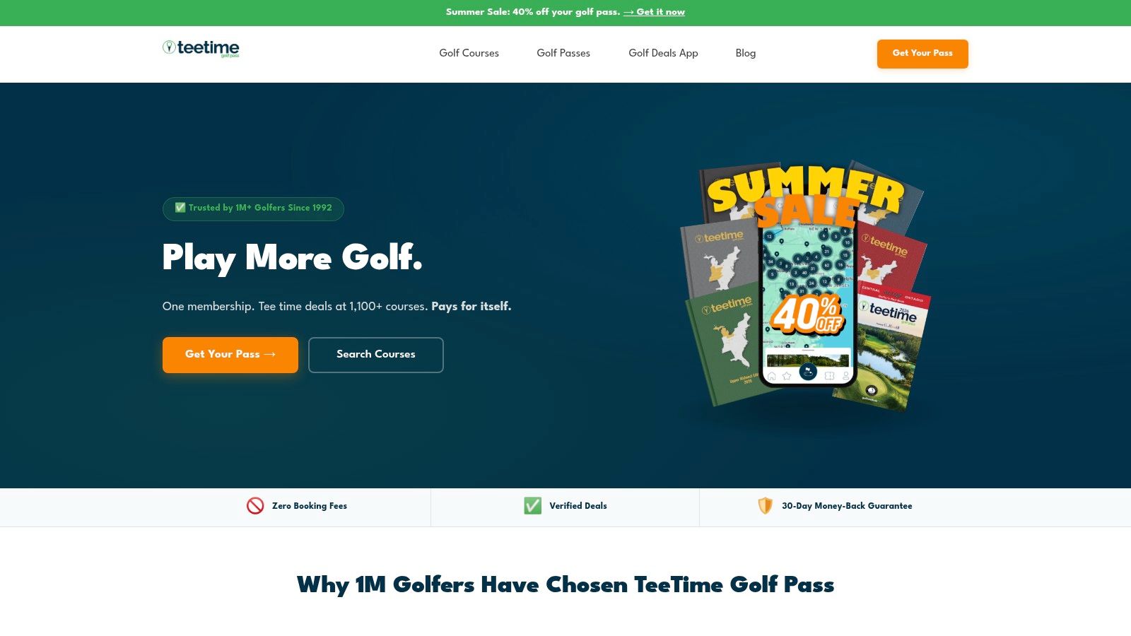 TeeTime Golf Pass