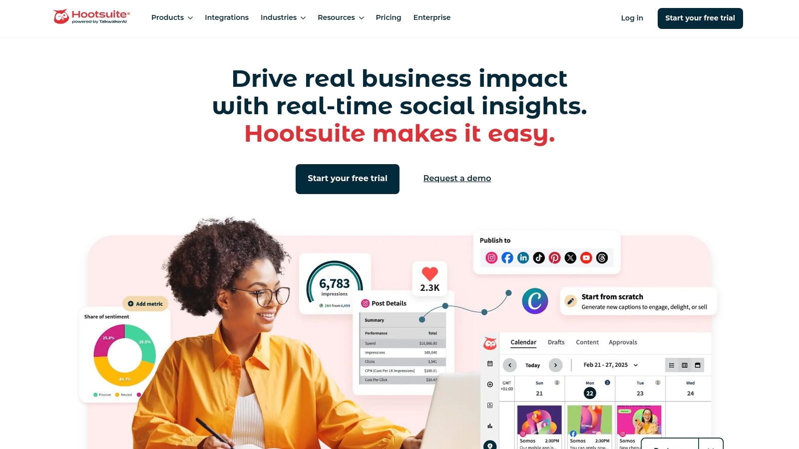 Hootsuite (with OwlyWriter AI)
