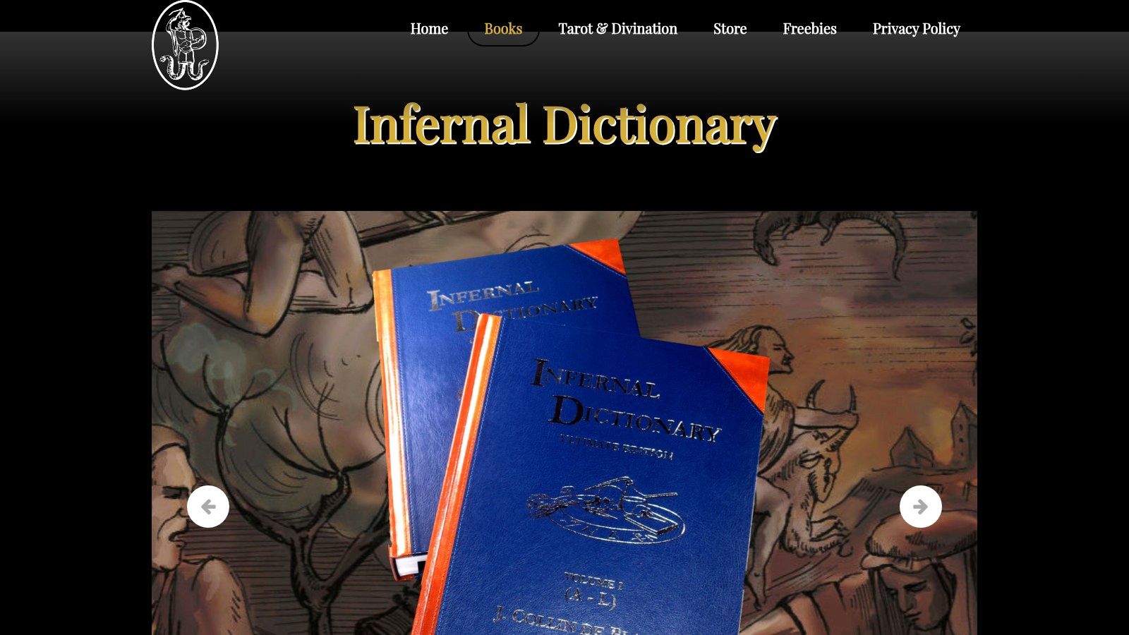 Infernal Dictionary (Dictionnaire Infernal), J.-A.-S. Collin de Plancy; Deluxe English translation (Abracax House)