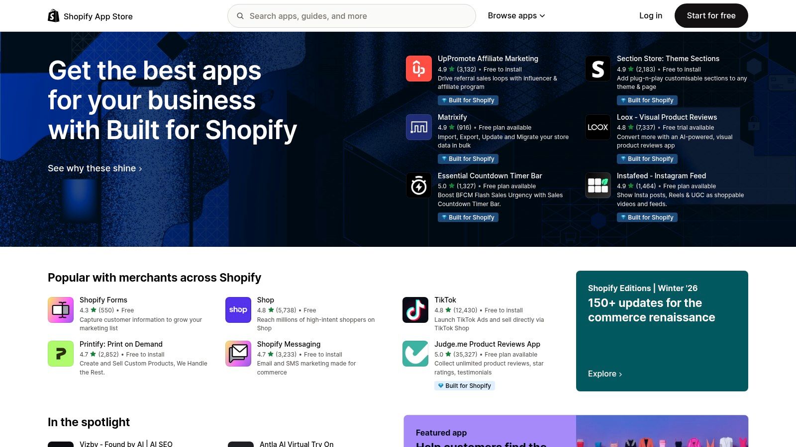 Shopify App Store