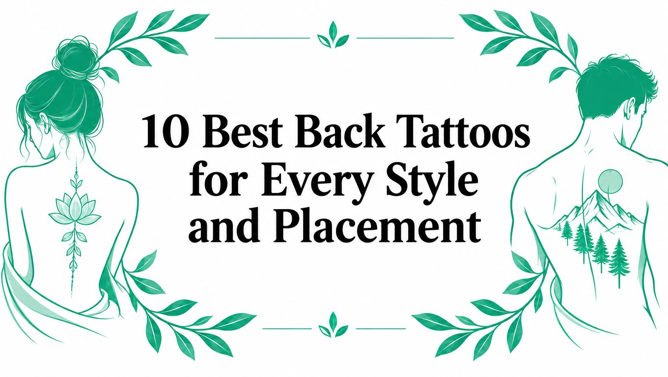10 Best Back Tattoos for Every Style and Placement