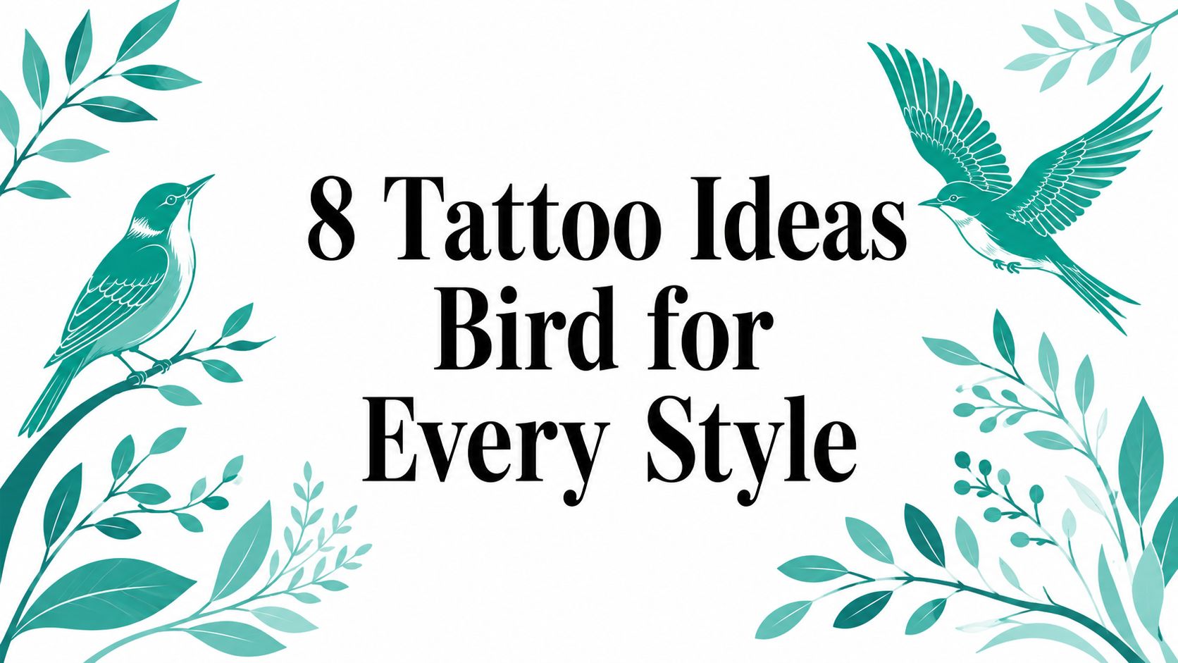 8 Tattoo Ideas Bird for Every Style