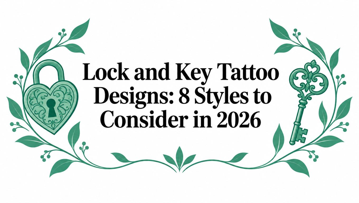Lock and Key Tattoo Designs: 8 Styles to Consider in 2026