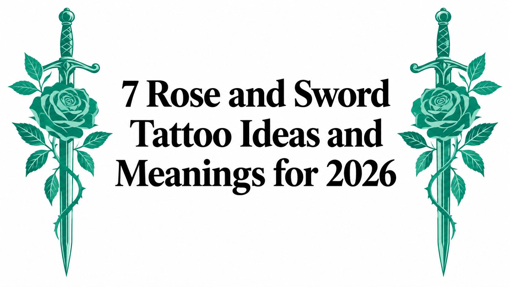 7 Rose and Sword Tattoo Ideas and Meanings for 2026