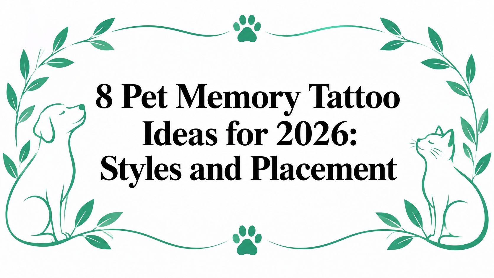 8 Pet Memory Tattoo Ideas for 2026: Styles and Placement