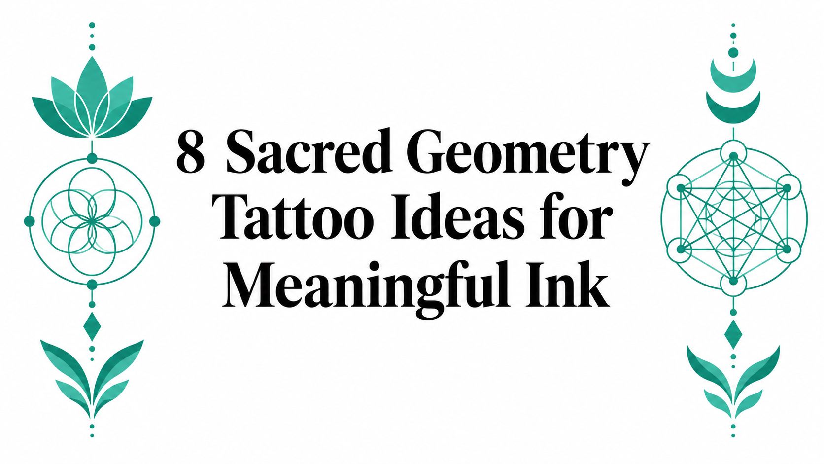 8 Sacred Geometry Tattoo Ideas for Meaningful Ink