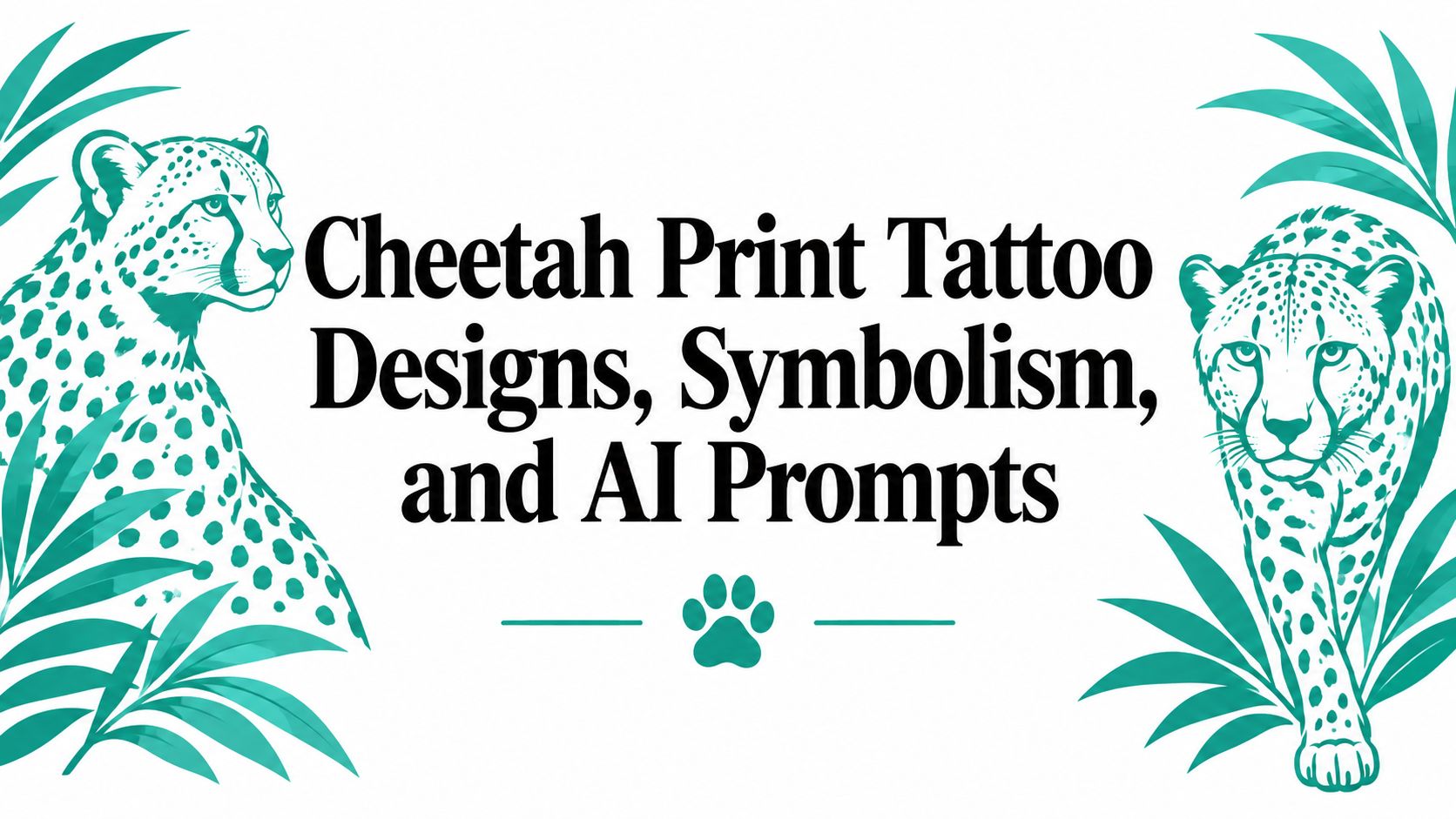 Cheetah Print Tattoo Designs, Symbolism, and AI Prompts