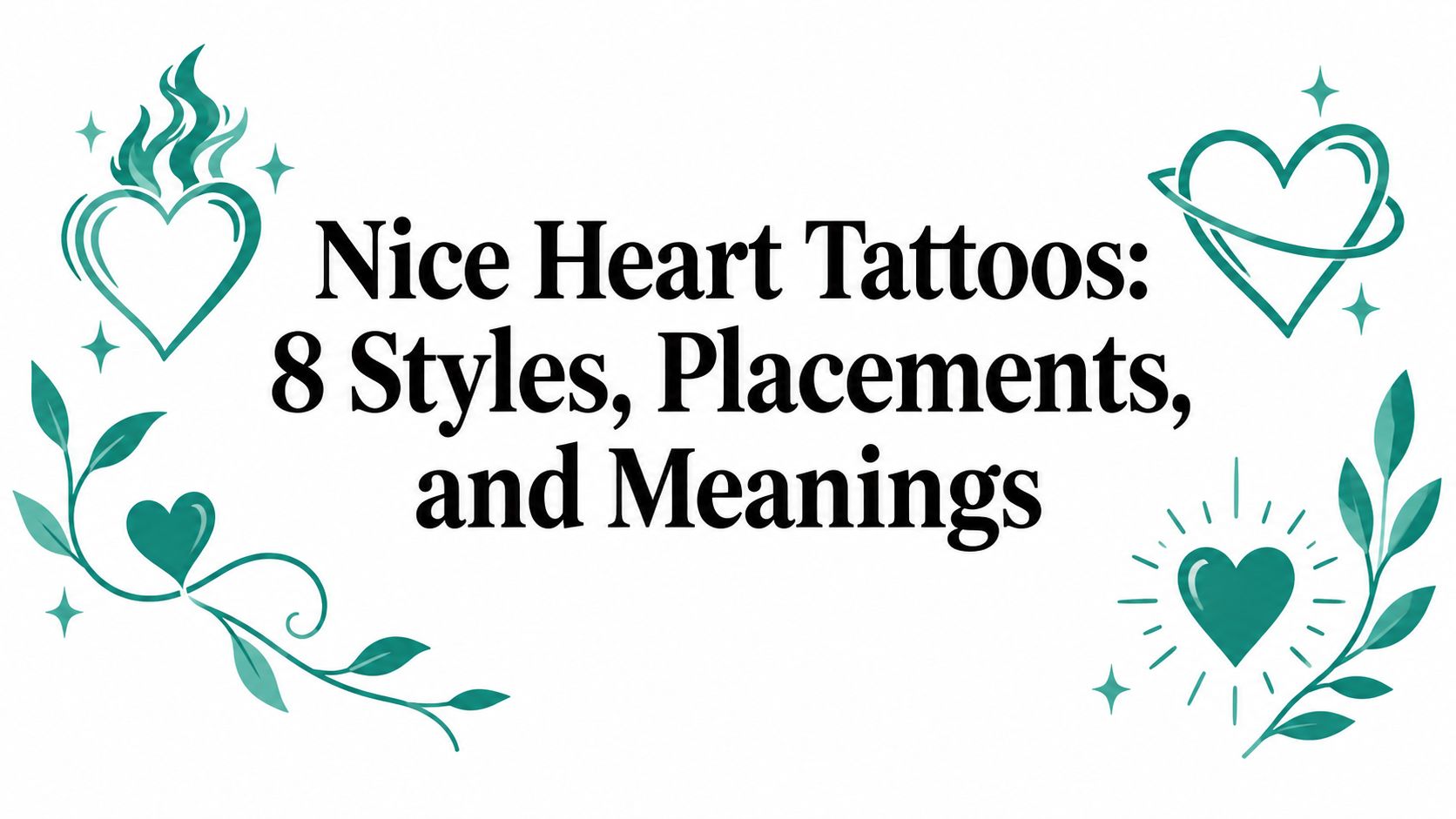 Nice Heart Tattoos: 8 Styles, Placements, and Meanings