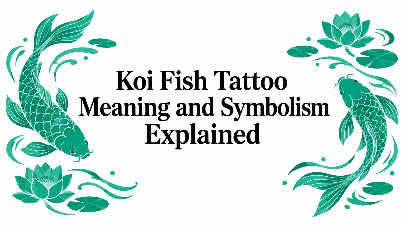 Koi Fish Tattoo Meaning and Symbolism Explained