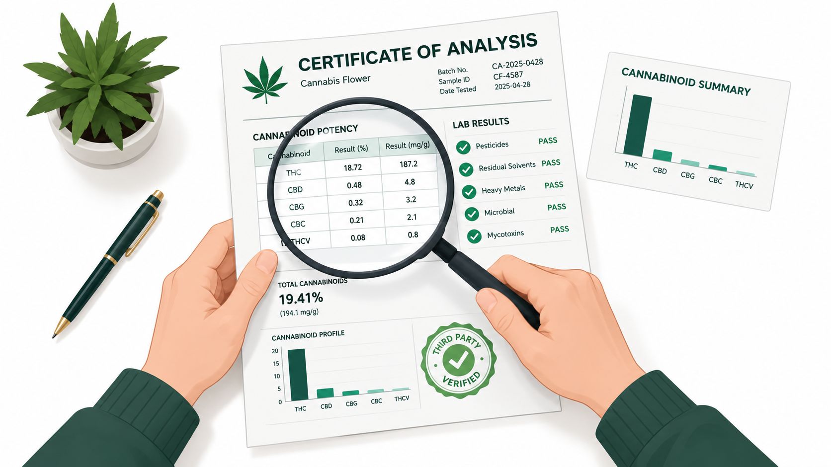 Screenshot from https://example.com/sample-coa-thc-edible.jpg