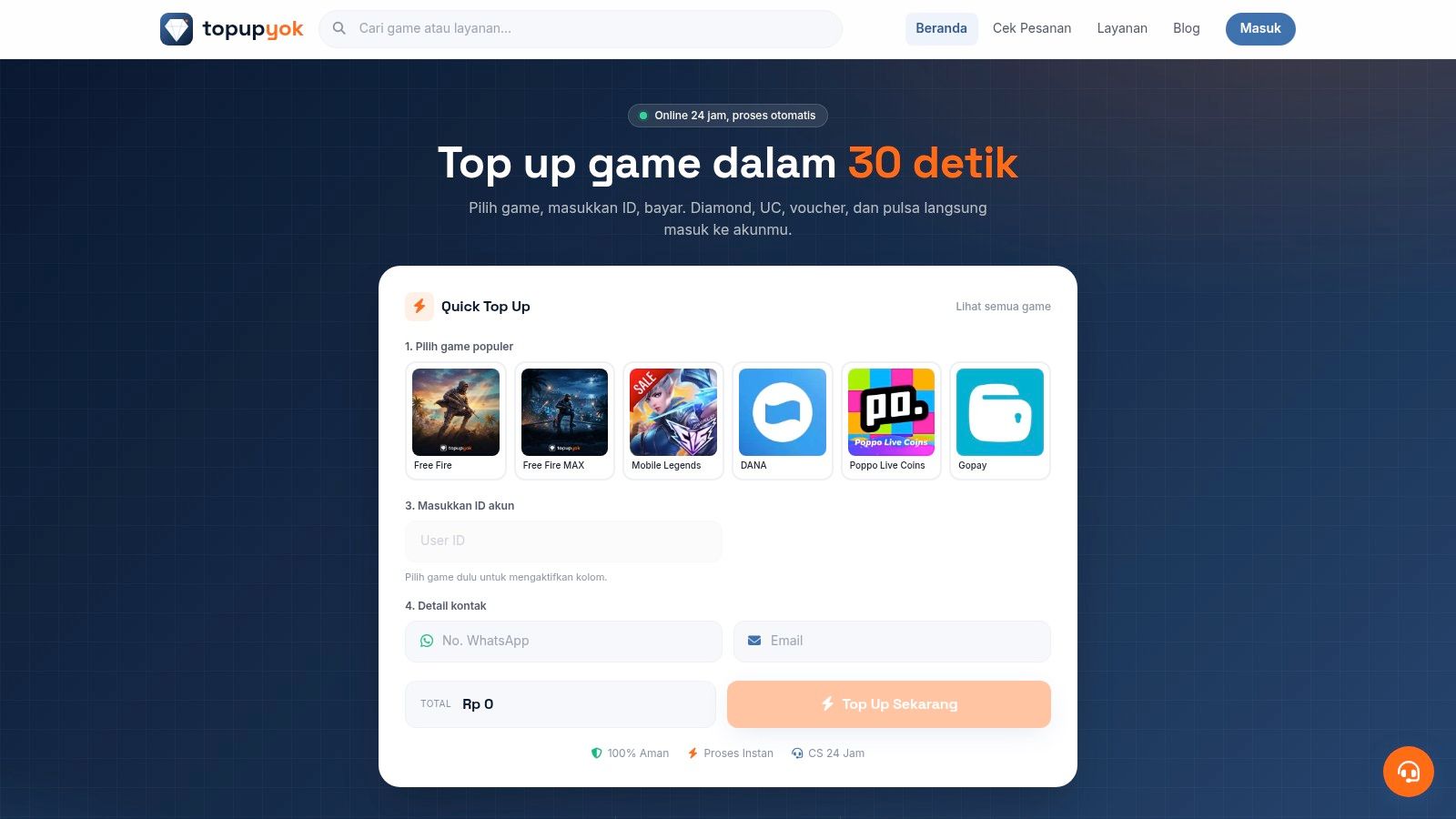 Screenshot from https://topupyok.com