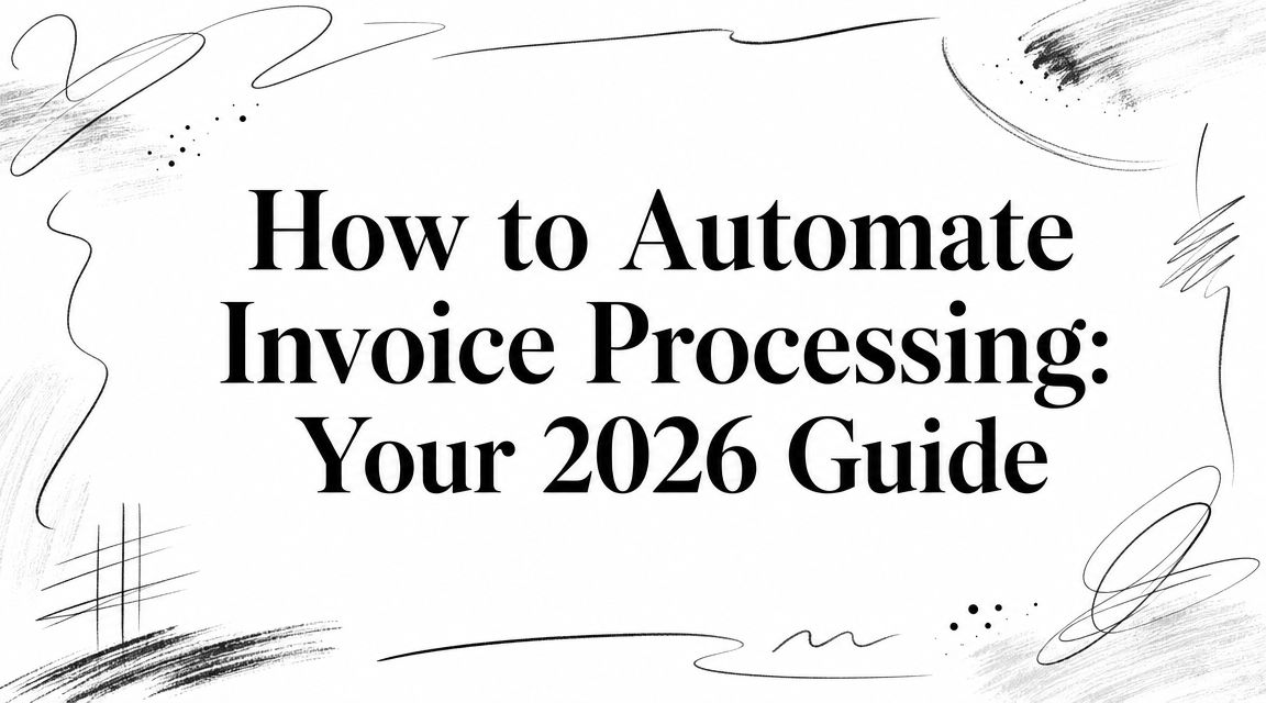 How to Automate Invoice Processing: Your 2026 Guide