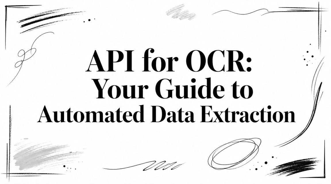 API for OCR: Your Guide to Automated Data Extraction