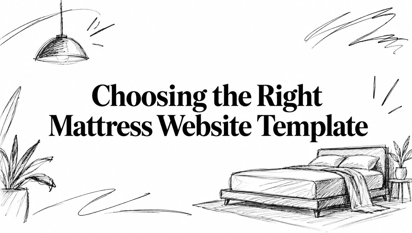 Choosing the Right Mattress Website Template
