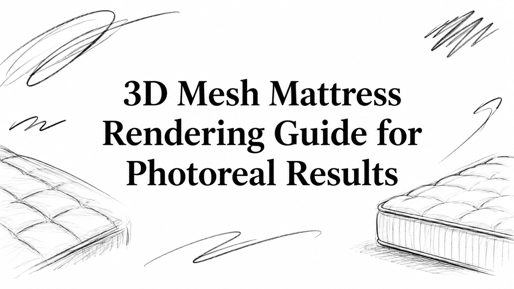 3D Mesh Mattress Rendering Guide for Photoreal Results