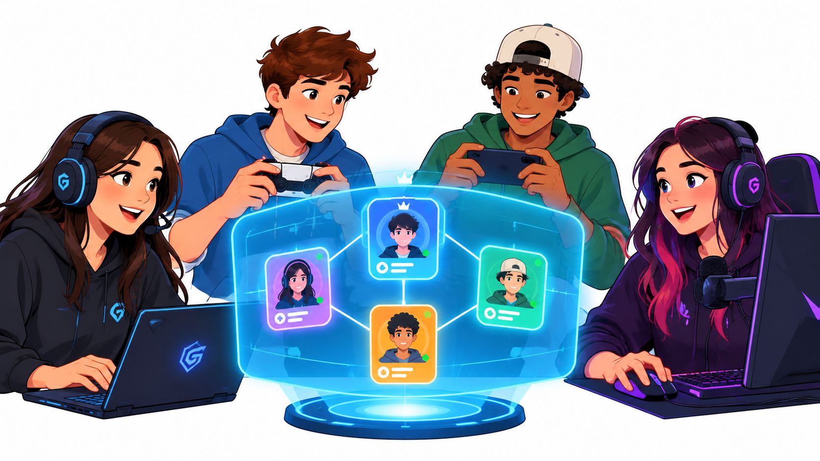 Online Gaming Platform: Find Teammates and Build Squads