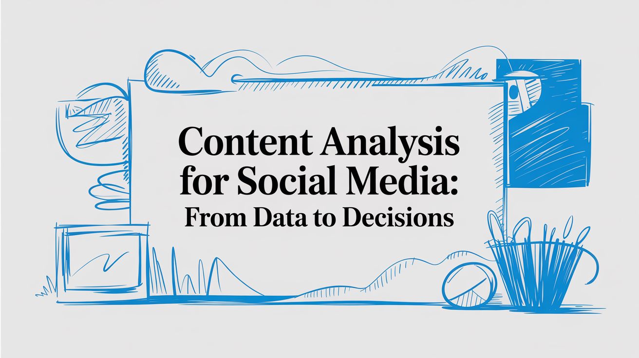 Content Analysis for Social media: From Data to Decisions