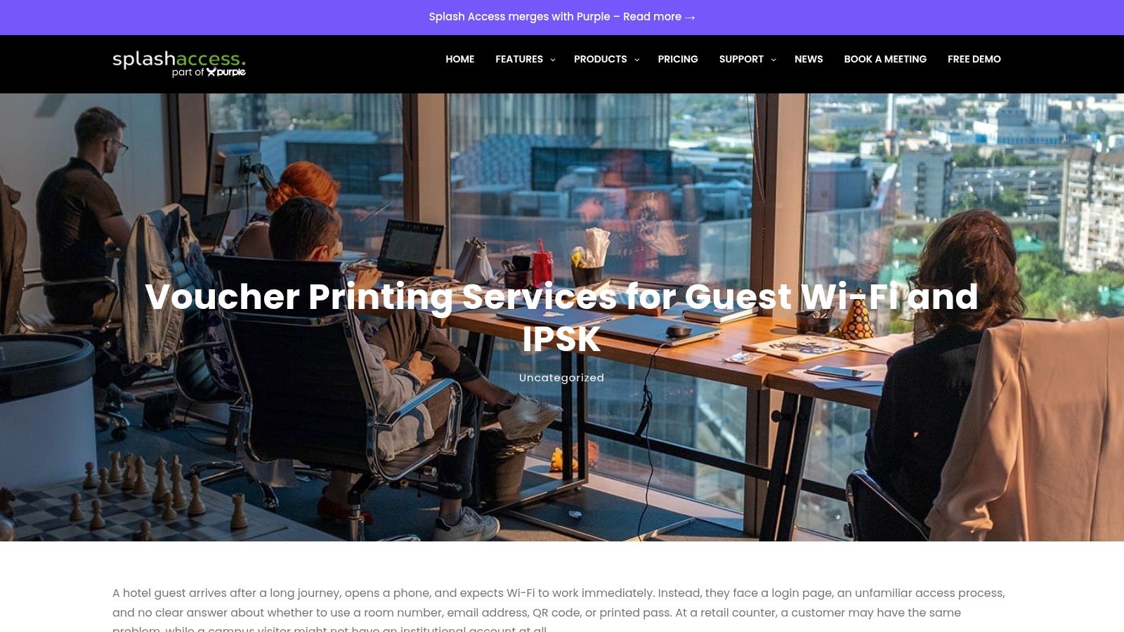 Voucher Printing Services for Guest Wi‑Fi and IPSK