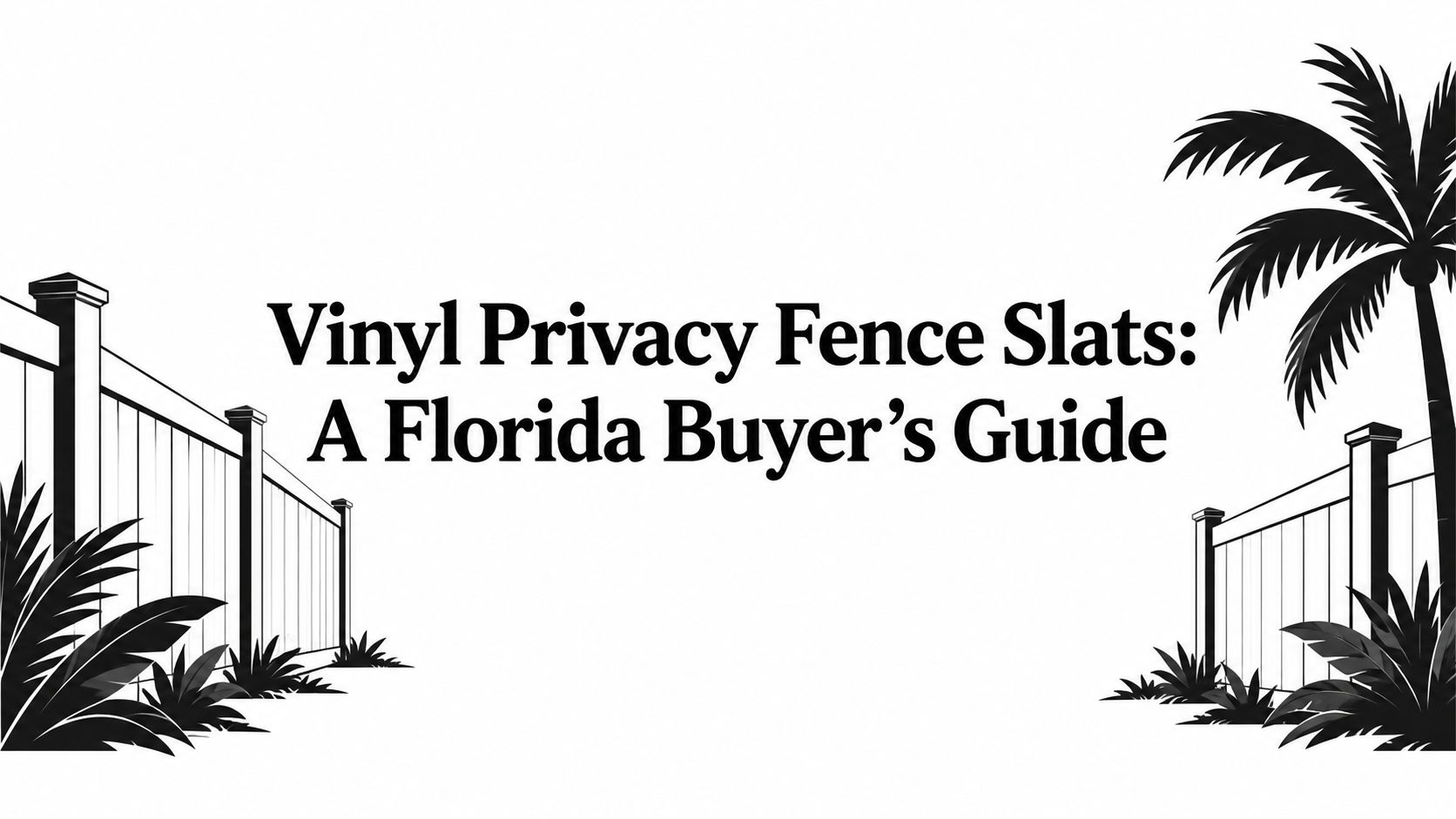 Vinyl Privacy Fence Slats: A Florida Buyer's Guide