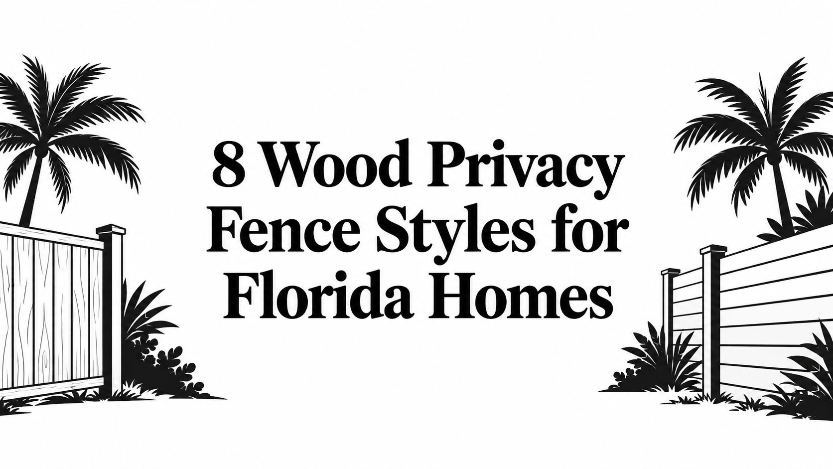 8 Wood Privacy Fence Styles for Florida Homes