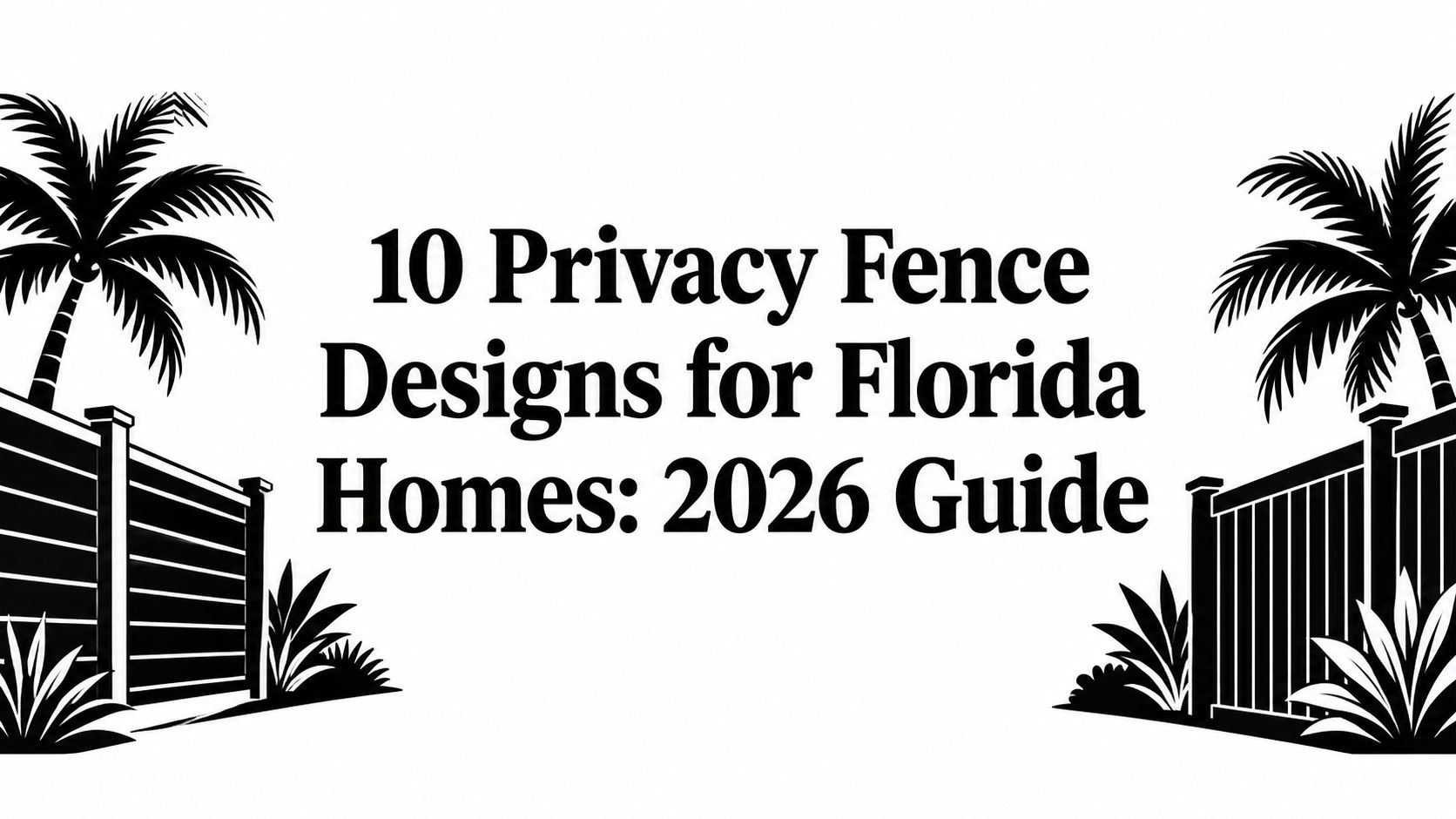 10 Privacy Fence Designs for Florida Homes: 2026 Guide
