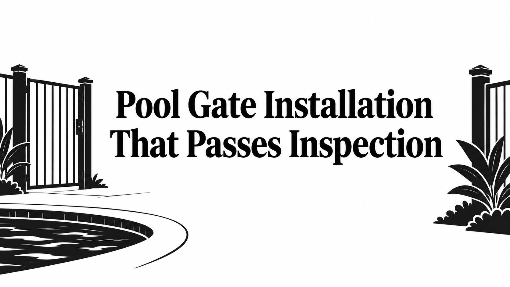 Pool Gate Installation That Passes Inspection